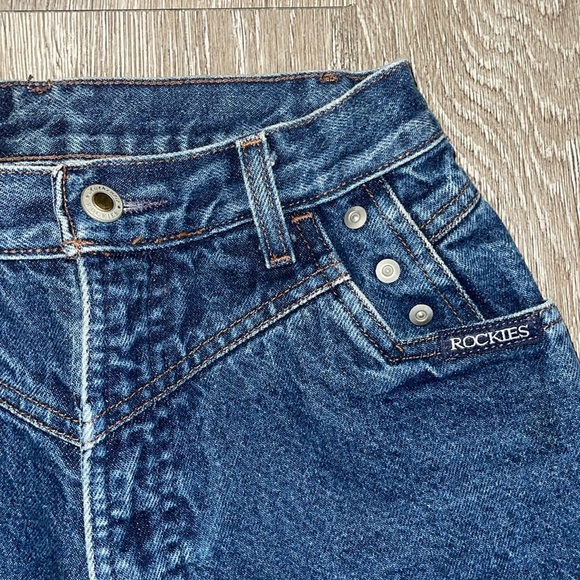 Rockies Denim - Vintage Rockies jeans high waist 90s jeans size 5 / 27 34 inch inseam blue denim
